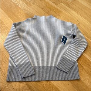 Christian Siriano Light Gray Turtleneck Sweater